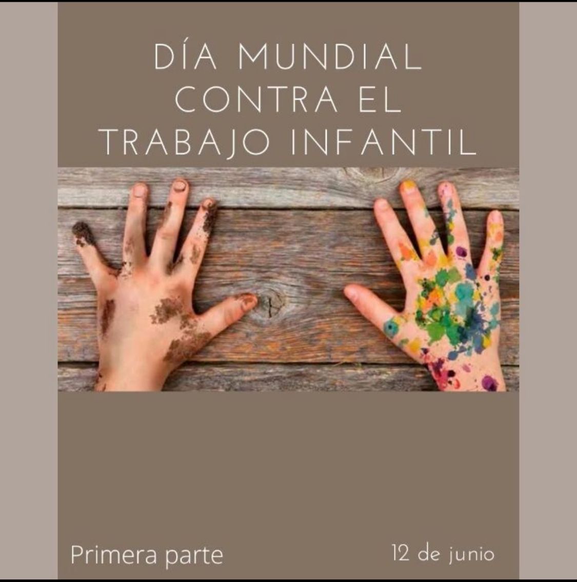 Imagen de la publicación del 8 de marzo